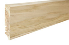 Podlahová lišta P78 Dub bílý lak